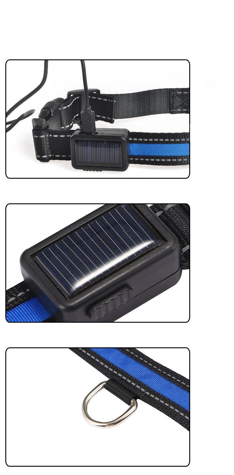 Solarpup Led Reflective Collar: Keep Your Furry Friend Safe And Stylish!-2