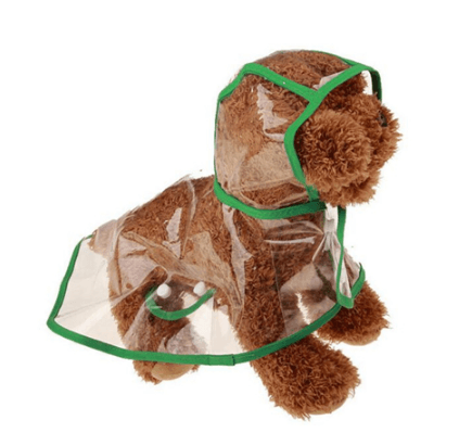 Transparent Waterproof Dog Raincoat - Stylish Protection For Your Pup-0