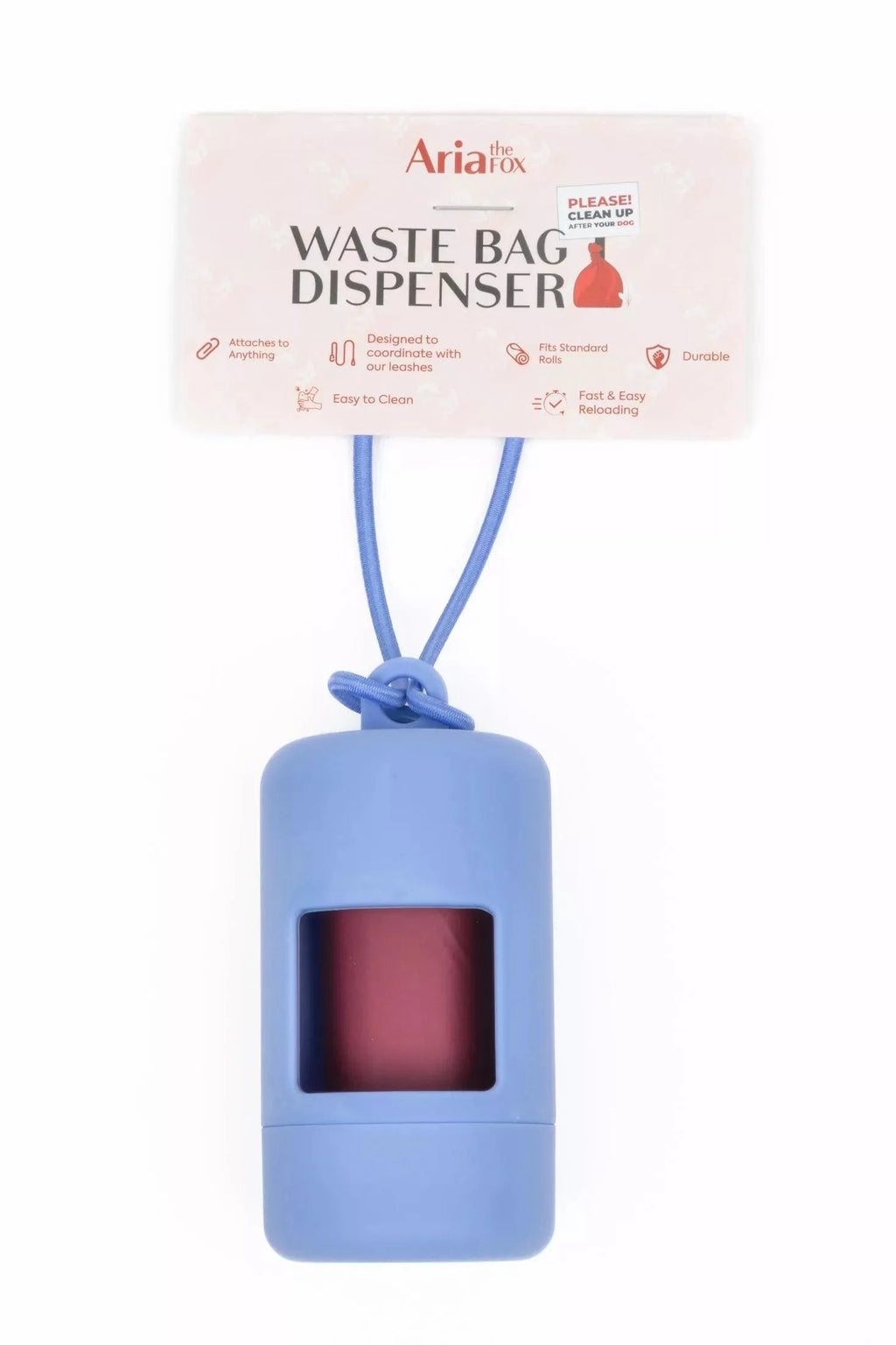 Cornflower Blue Waste Bag Dispenser-3