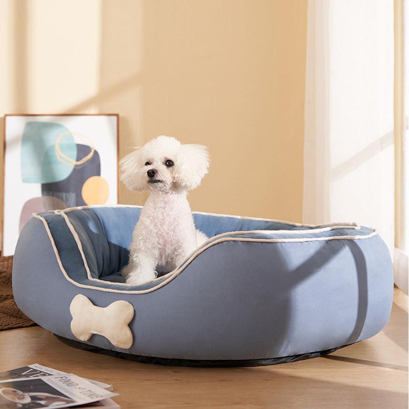 Deluxe Cozy Pet Sofa Bed: Winter Warmth For Your Furry Friend-0