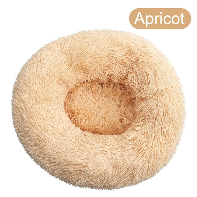 Soft Pet Dog Bed Round Winter warm Long Plush Dog House Cushion Cat Beds Mats Sofa for Samll large Dogs kennel Pet supplies-2