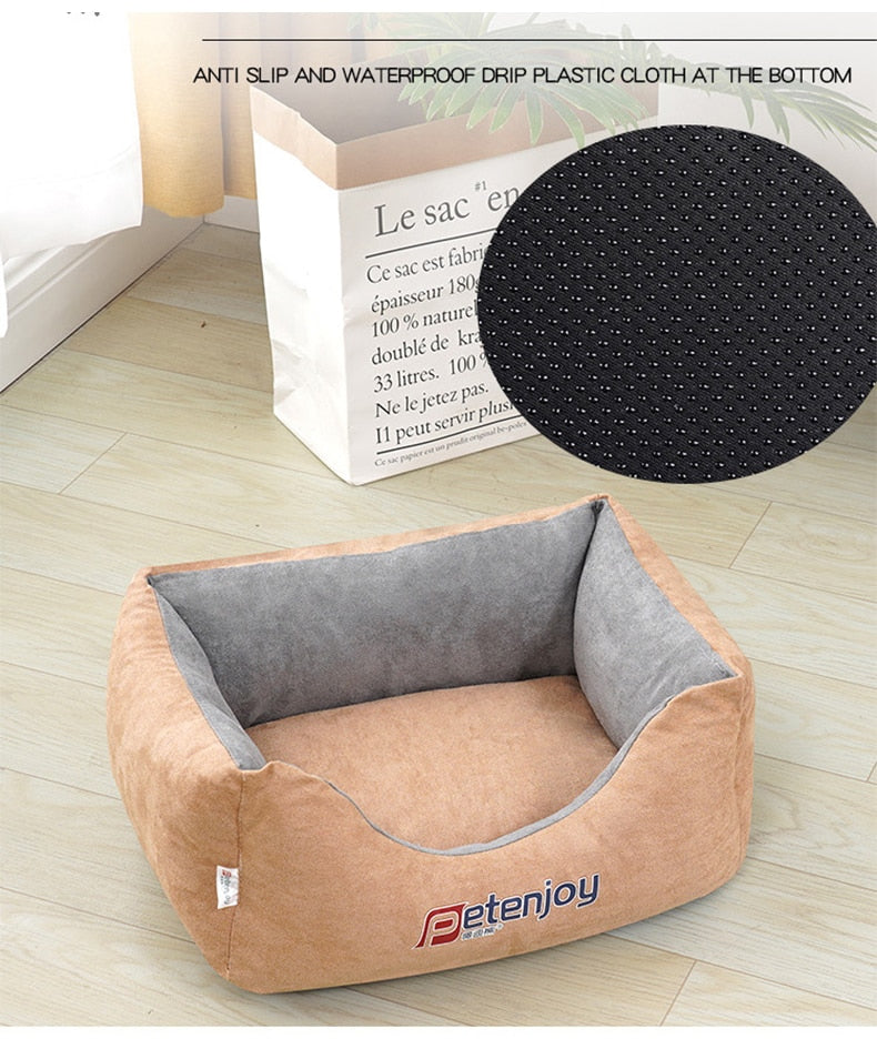 Pet Dog Bed Super Soft Dog Kennel Comfortable Cat Deep Sleeping Bag Sofa Basket Pet House Bed for Teddy Small Dogs Cats Supplies-4