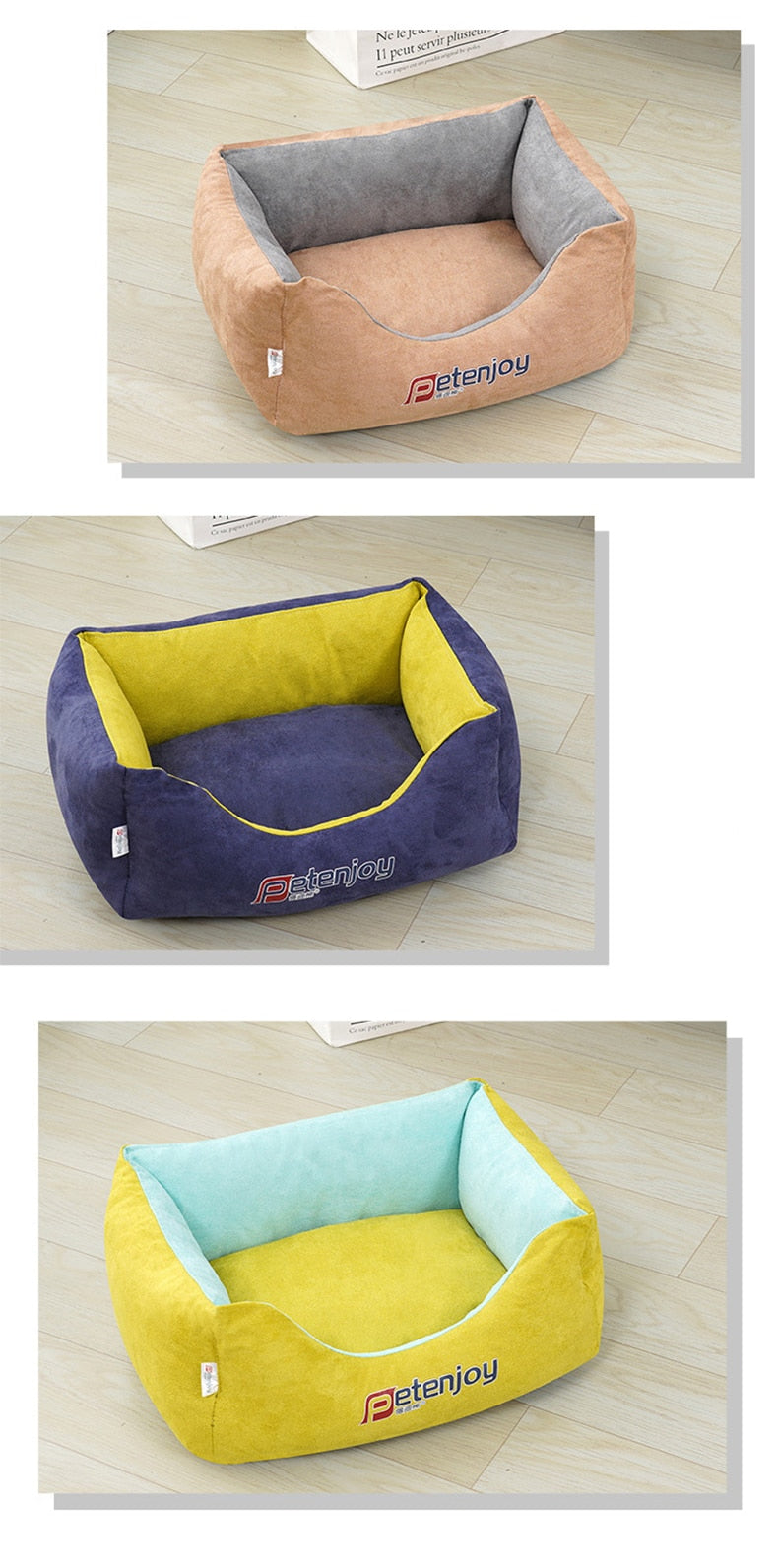 Pet Dog Bed Super Soft Dog Kennel Comfortable Cat Deep Sleeping Bag Sofa Basket Pet House Bed for Teddy Small Dogs Cats Supplies-3