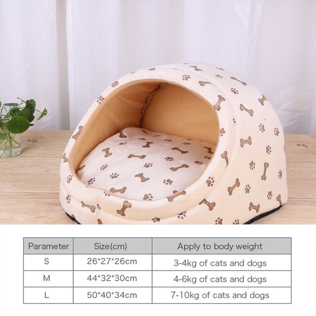 Pet Dog House Winter Warm Mat Breathable Cave Basket Soft Pet Sofa Non-slip Bed Nest For Cats Dogs Pets Deep Sleeping Supplies-8