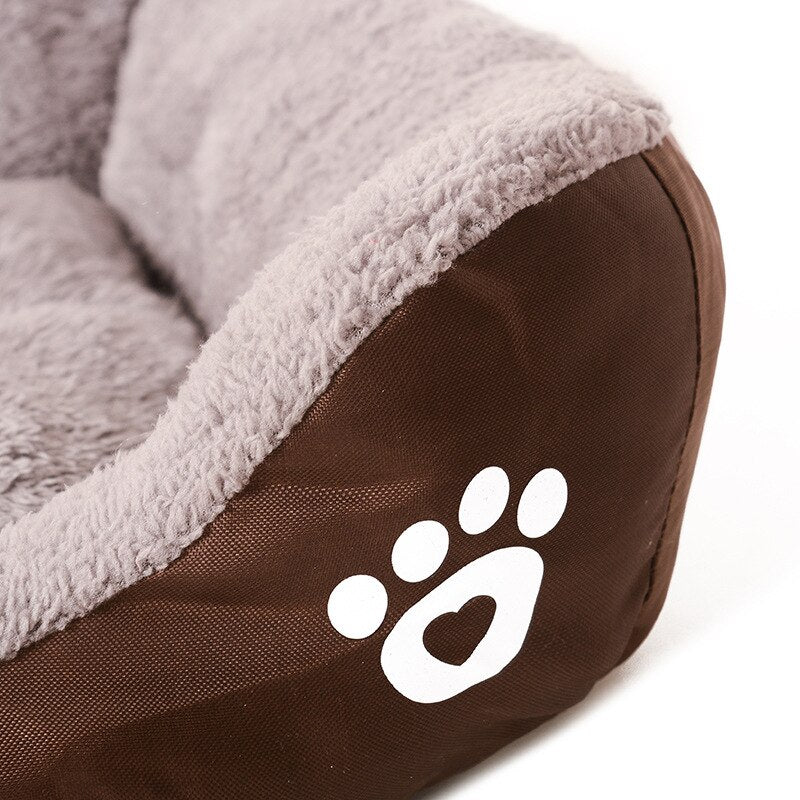 Pet Dog Bed Waterproof Cat House Puppy Kennel Super Soft Fleece Sofa Winter Warm Pet Nest Mat for Dog Cat Pets Sleeping Supplies-2